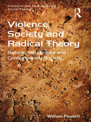 cover image of Violence, Society and Radical Theory